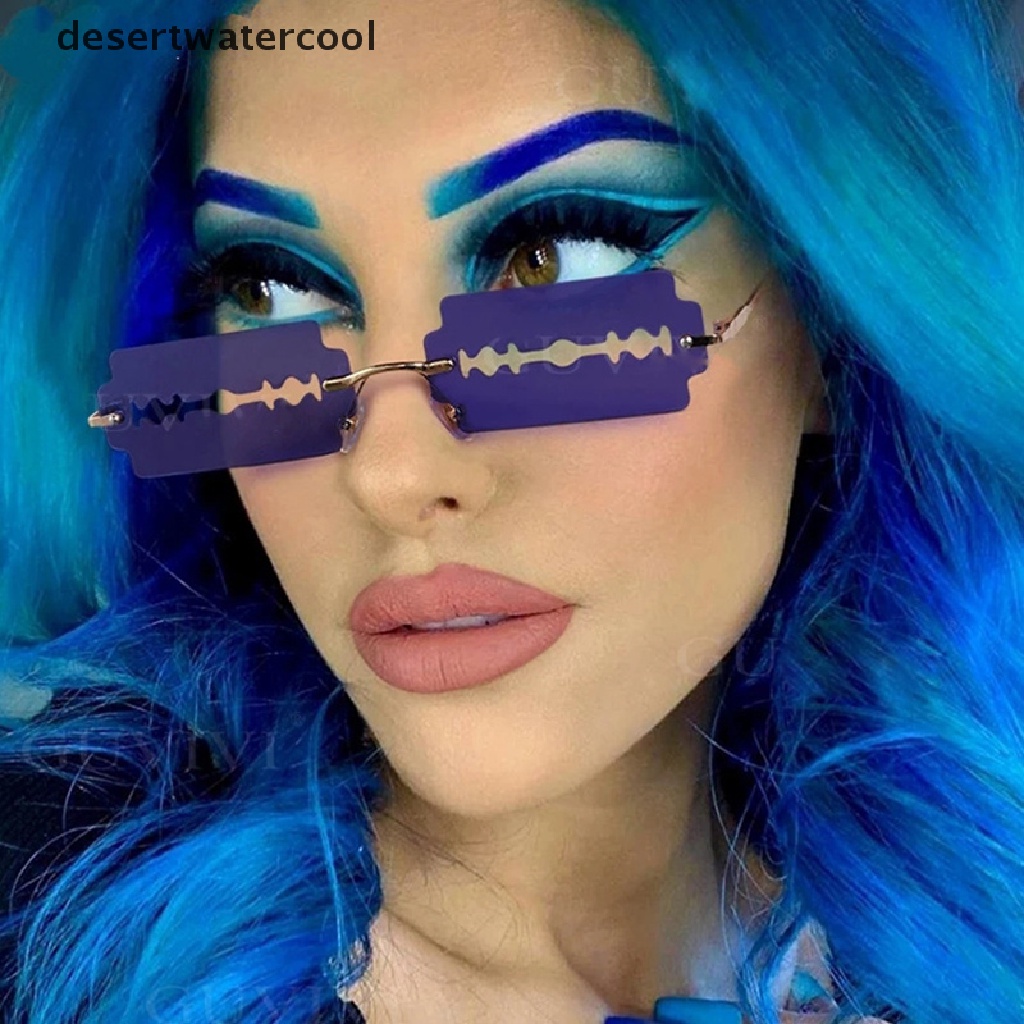 Deid Fashion Rimless Woman Sunglasses Vintage Unik Frameless Steampunk Eyeglasses Martijn