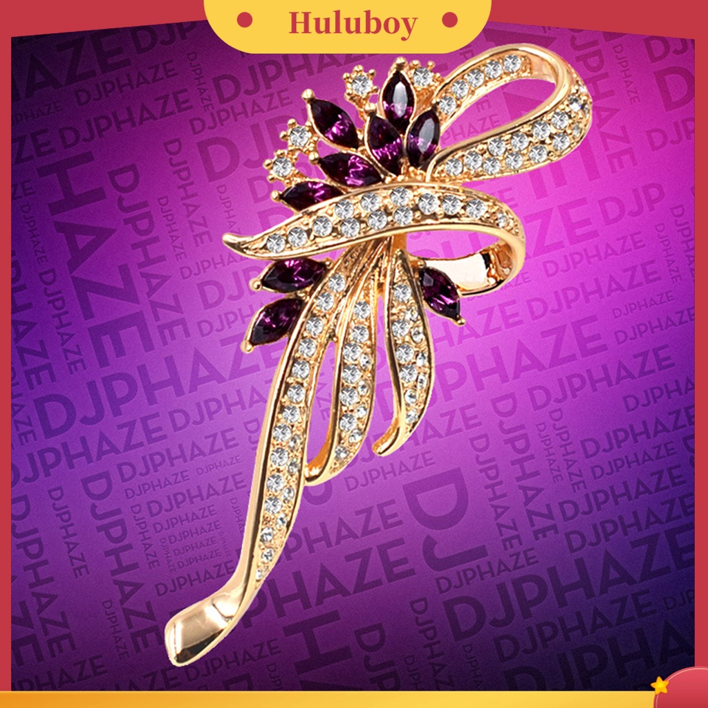 {Ready Stock} Bros Pin Bros Bahan Alloy Bentuk Bunga Reusable Halus Untuk Pesta