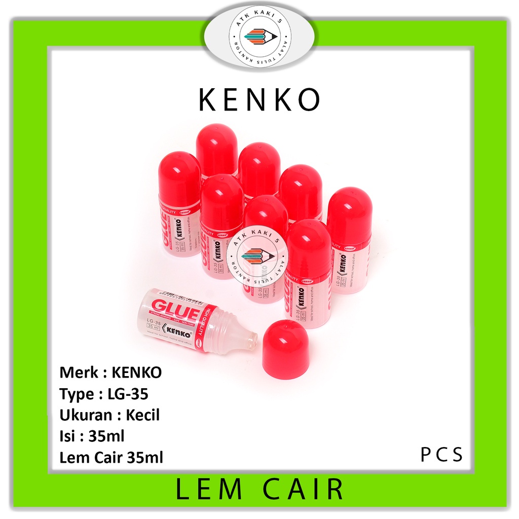 

KENKO - Lem Kertas Cair Kecil LG-35 - Pcs