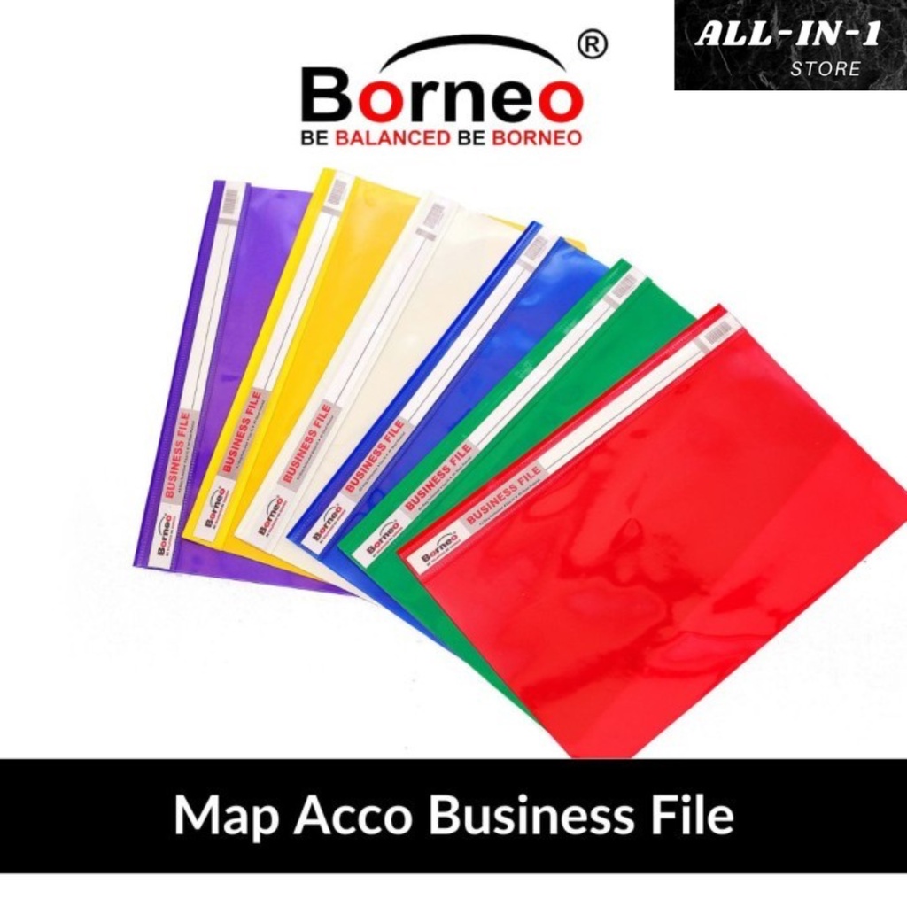 

Borneo Map Acco - 12 Pcs Kuning