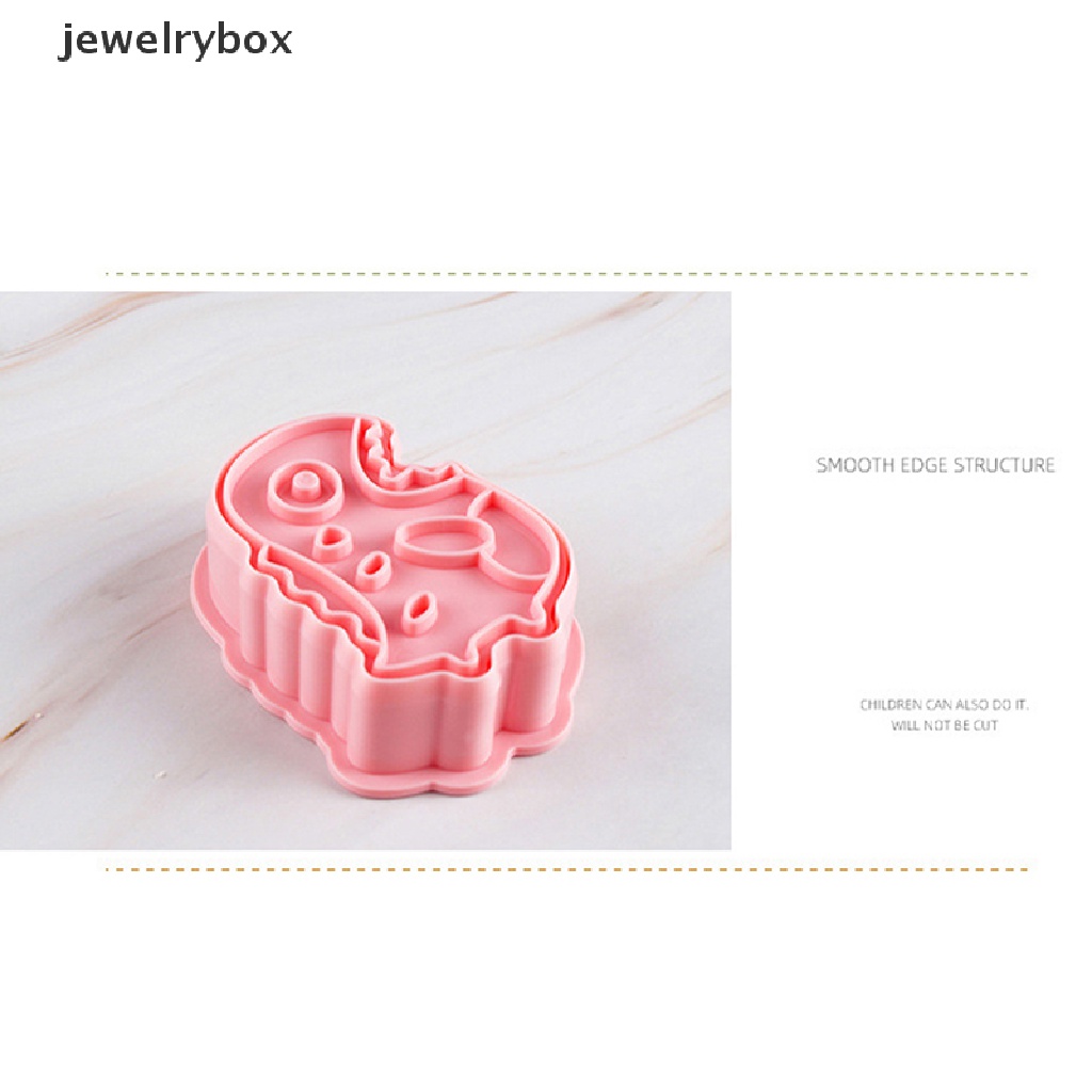 [jewelrybox] 6/8pcs Cookie Cutters Stamp Pressable Untuk Biskuit Pastry Baking Cookies Cetakan Butik