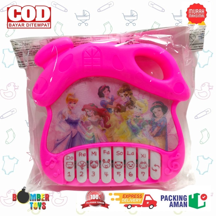 MAINAN ANAK PIANO KECIL MUSIK DOREMI BATERAI MUSIKAL LUCU MENARIK KADO