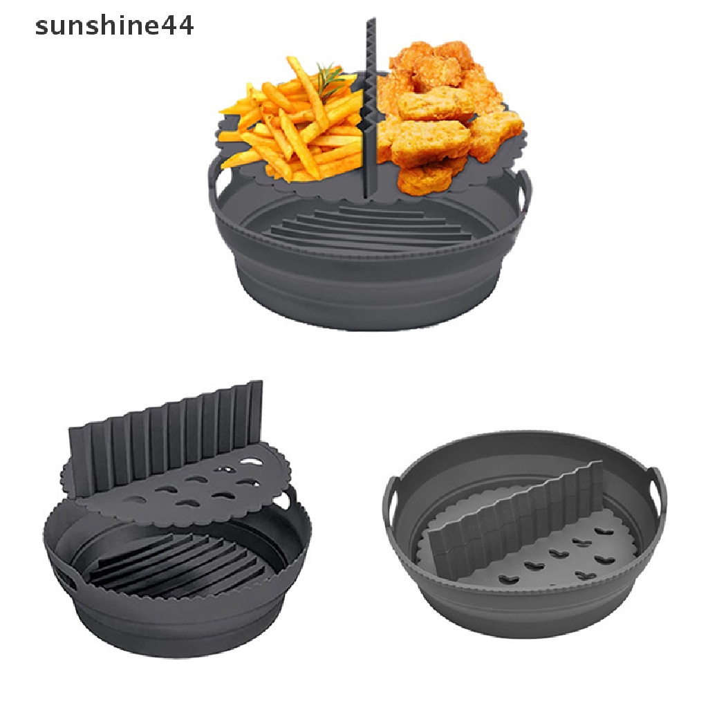 Sunshine Air Fryers Oven Baking Tray Panggang Ayam Basket Mat Foldable AirFryer Silikon ID