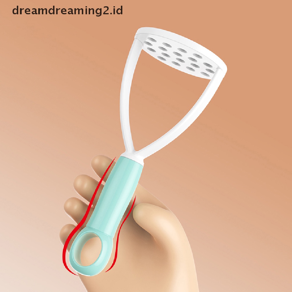 (hot) Kitchen Portable Manual Potato Masher Labu Lumpur Press Alat Buah Sayur//