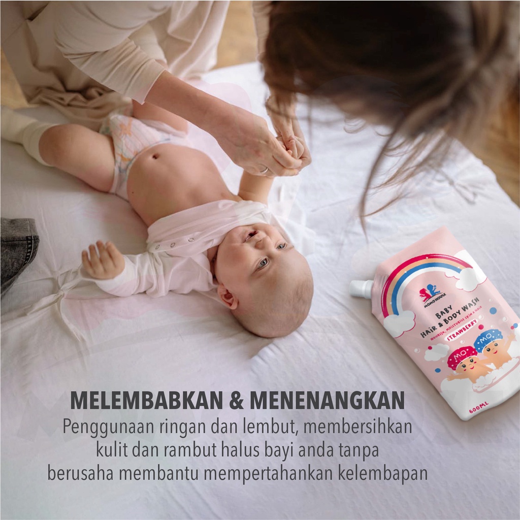 MOMO HOUSE Sabun Mandi Bayi Hair &amp; Body Wash Sabun Cair Anak Shampo Bayi Sabun Cair Bayi Sabun Bayi Refill Sabun Mandi Anak Sabun Bayi