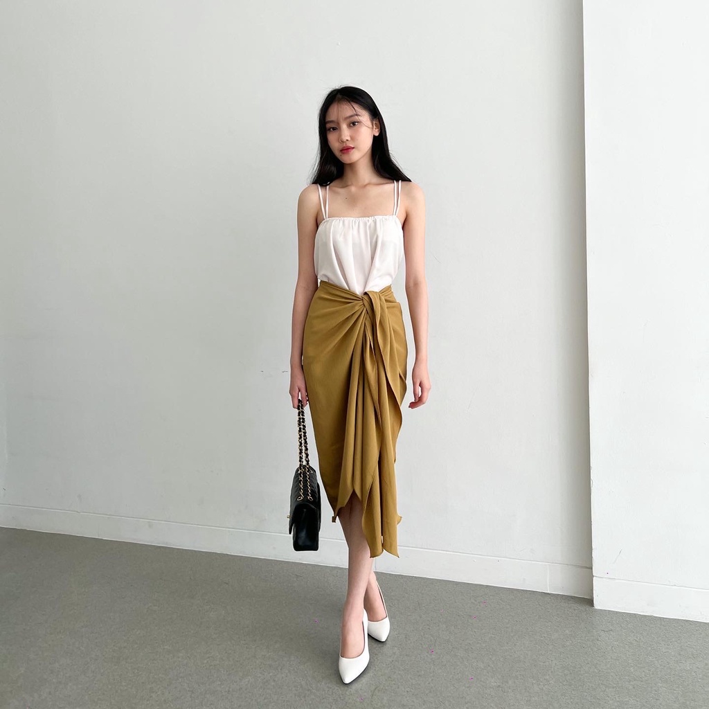 Beige Studio - Tina Skirt / Rok Midi Wanita