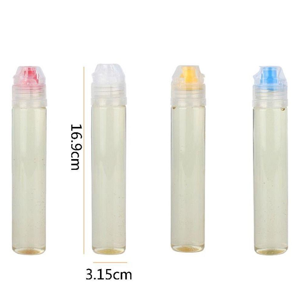 [Elegan] Botol Peras Saus Transparan 90ML Tahan Suhu Tinggi Travel Portable Botol Minyak Saus Tomat