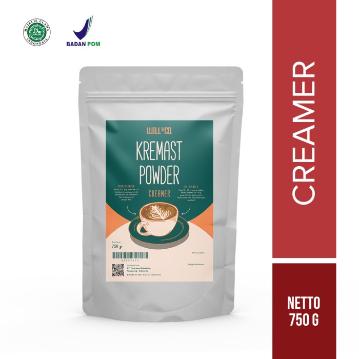 

[Ready-Stock]Cod Will&Co Premium Creamer Non Dairy 750gram