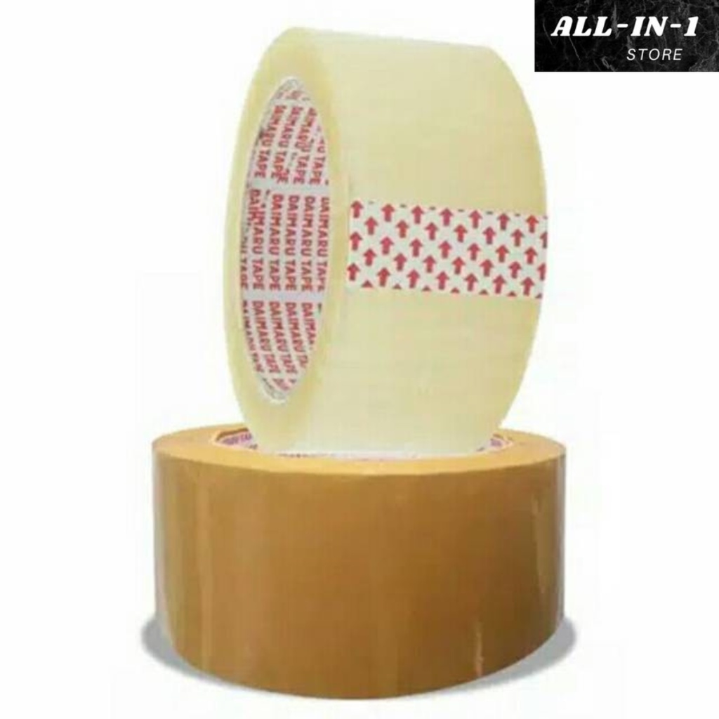 

lakban Daimaru bening coklat 2inch 48 x 90 yard