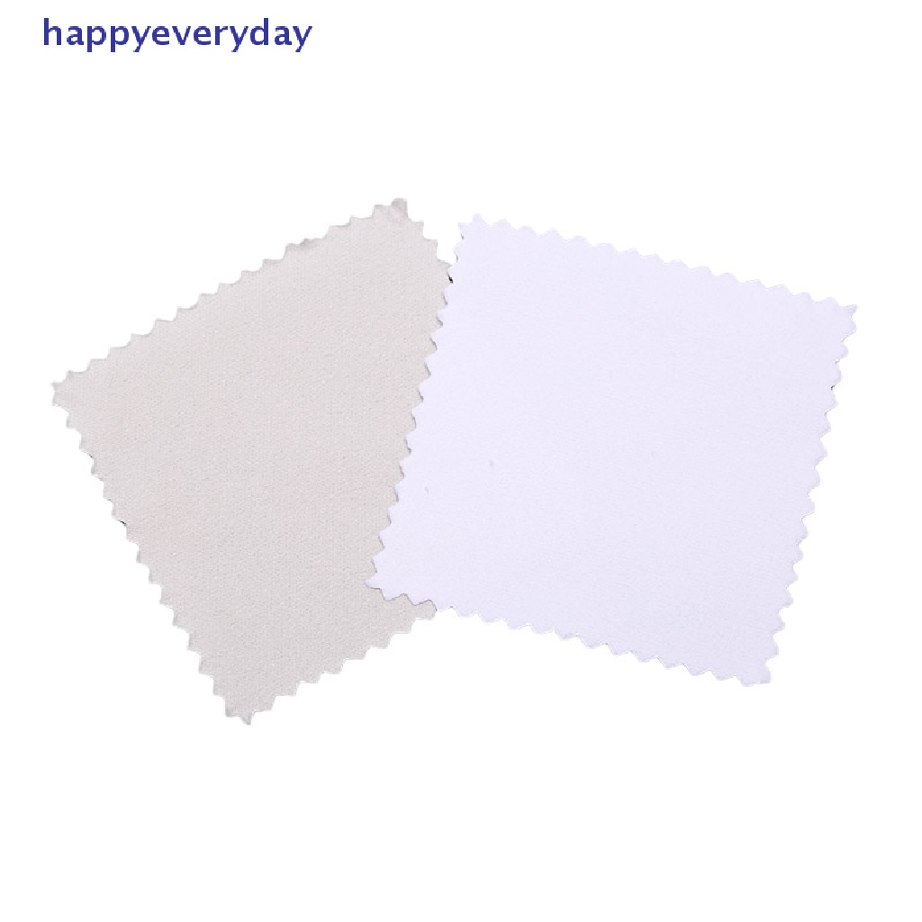 [happy] 50pcs Silver Polishing Cloth Cleaner Kain Pembersih Perhiasan Alat Anti Noda [ID]