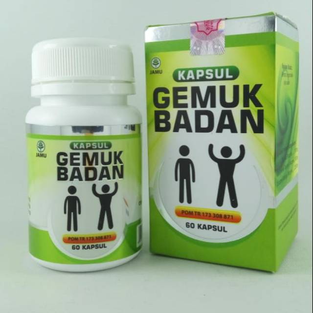 Kapsul GEMUK BADAN Bin Dawod isi 60 Kapsul Original ASLI
