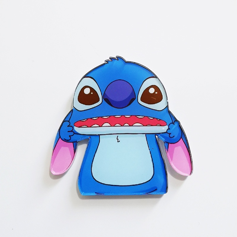 Bros Catoon Stitch Lucu Badge Mainan Anak Medali Akrilik Penghargaan