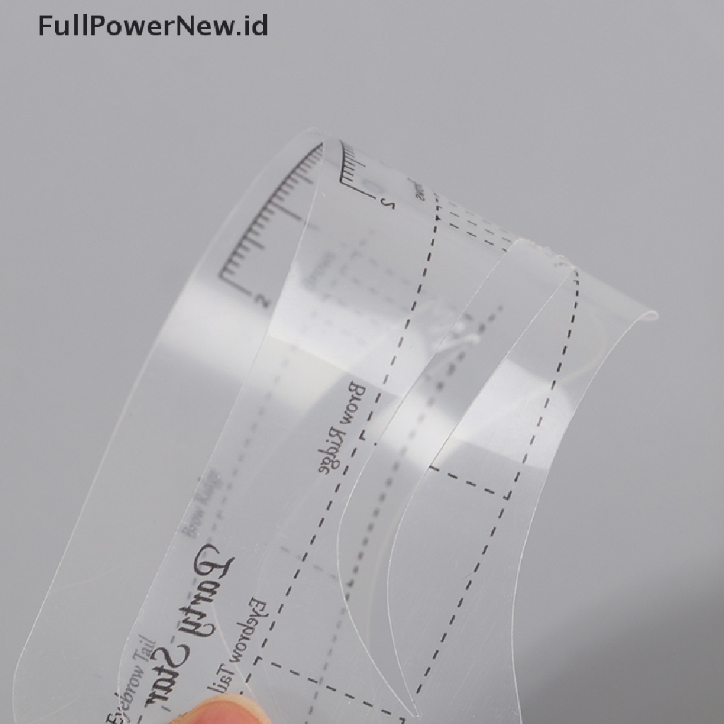 Power 12Pcs Stensil Pembentuk Alis Grooming Shaper Template Makeup Tool Kit ID