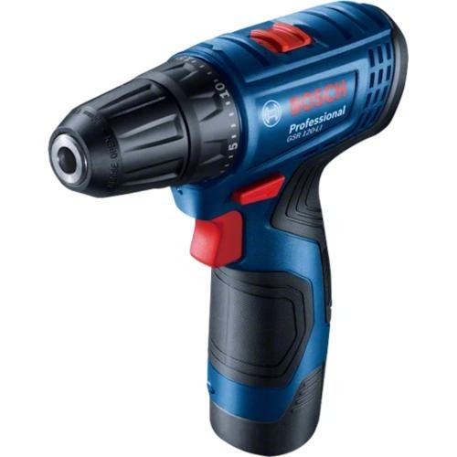 Cordless Drill Bosch GSR 120-LI Gen 3 Mesin Bor Kayu &amp; Besi 10mm CHAS