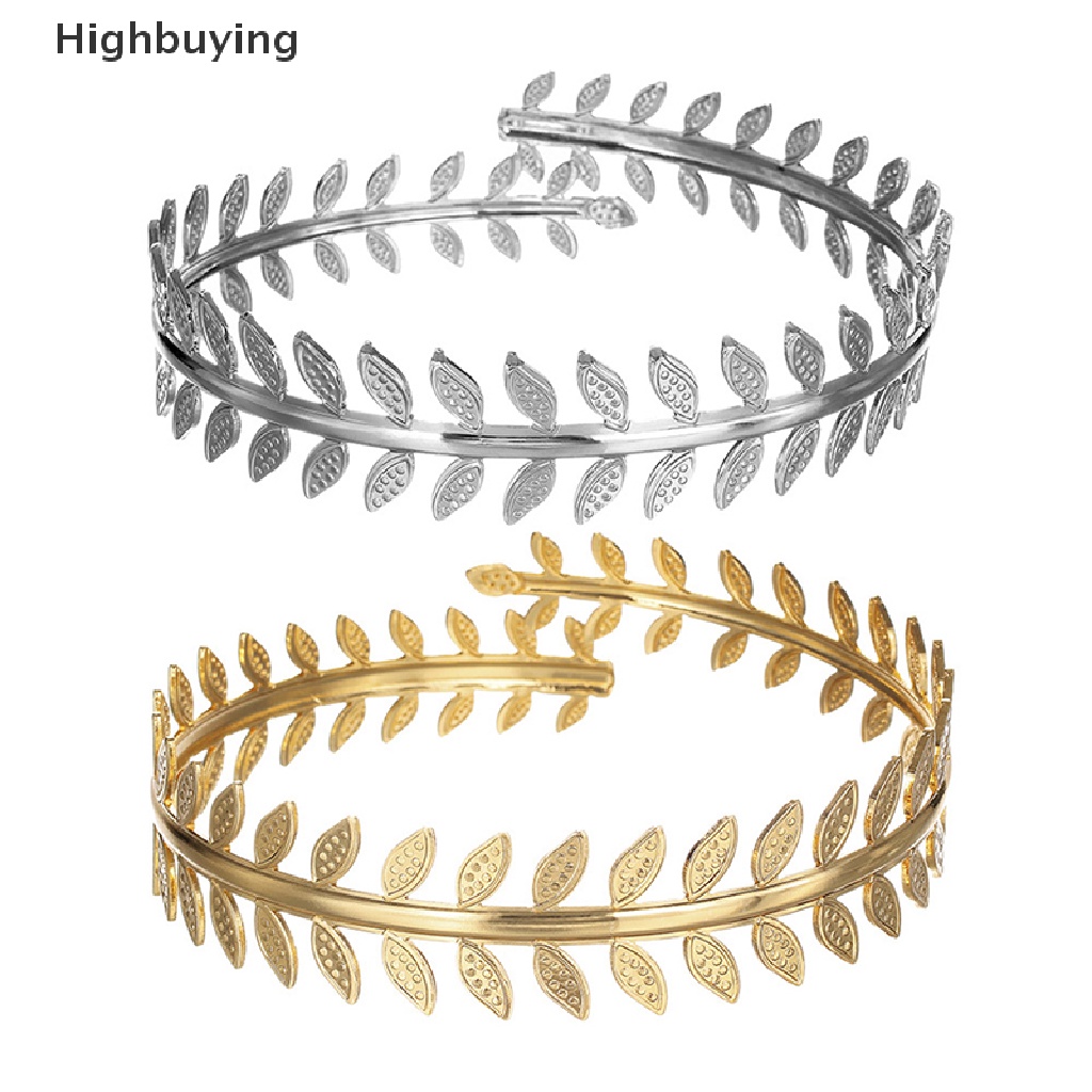 Hbid Fashion Gelang Lengan Untuk Wanita Perempuan Mental Terbuka Upper Arm Bangle Bracelet Sederhana Adjustable Armlet Armband Glory