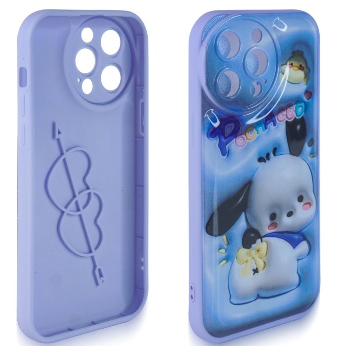 Softcase Motif 3D Vivo Y16/Y22/Y22S/Y35/Y51/Y53S/Y21/Y21S/Y33S/Y33T/Y12S/Y20Y20/Y20S/Y15/Y17/Y12/Y11/Y02 Case TPU Motif 3D Cartoon Tidak Timbul