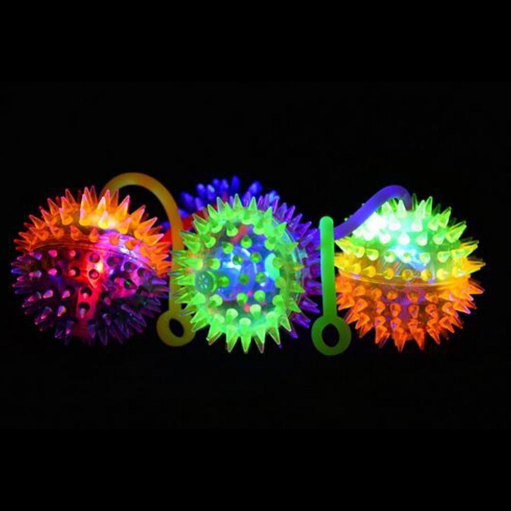 Mxbeauty Bola Rambut Glow Elastis Anak Dewasa Lembut Dekorasi Pesta Bayi Mainan Elastis Glow In The Dark Bola Elastis Luminous Balls Glowing Hair Flash Ball