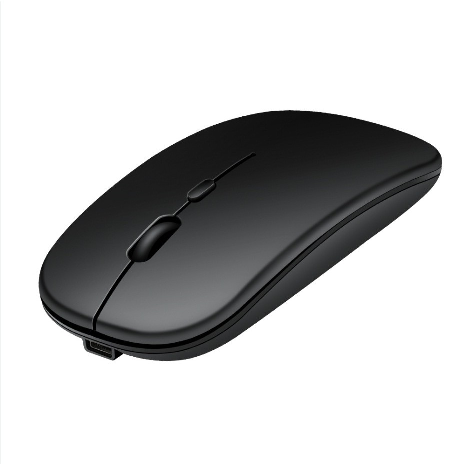 SKU-1237 MOUSE WIRELESS APPLE LED RGB RECHARGEABLE SILENT KLIK CHARGE  VN 4