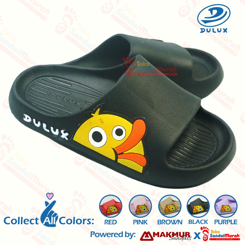 Toko Sendal Murah - Sandal Anak Slop Uk 30 - 35 / Sandal Lucu Anak Motif Bebek / Sandal Slop Nyaman / Sandal Casual Outdoor / Sandal Santai Sehari - hari [Toko Sendal Murah M 509 C]