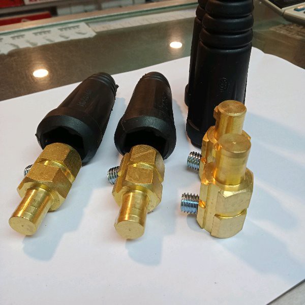 BISA COD !!! 10-25 MM KONEKTOR KABEL LAS MALE KONEKTOR MESIN TRAVO LAS LAKI COLOKAN COWOK CABLE CONNECTOR INVERTER SOCKET LAS