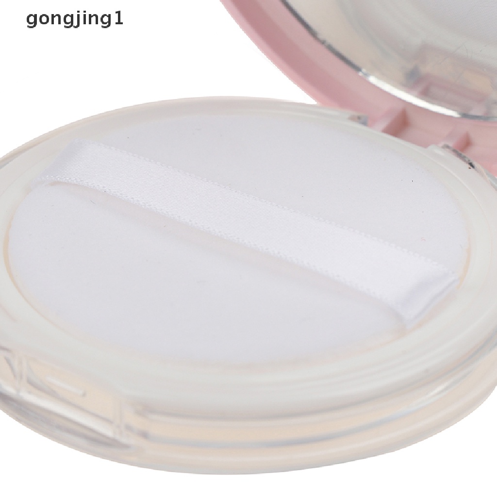 Ggg Ayakan Kosmetik Kosong Portabel Wadah Toples Longgar Kotak Puff Case Dengan Cermin ID