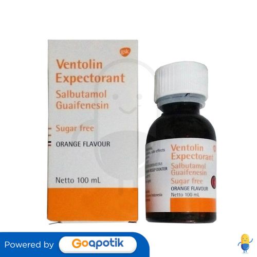 Ventolin Expectorant Sugar Free Sirup Botol 100 Ml