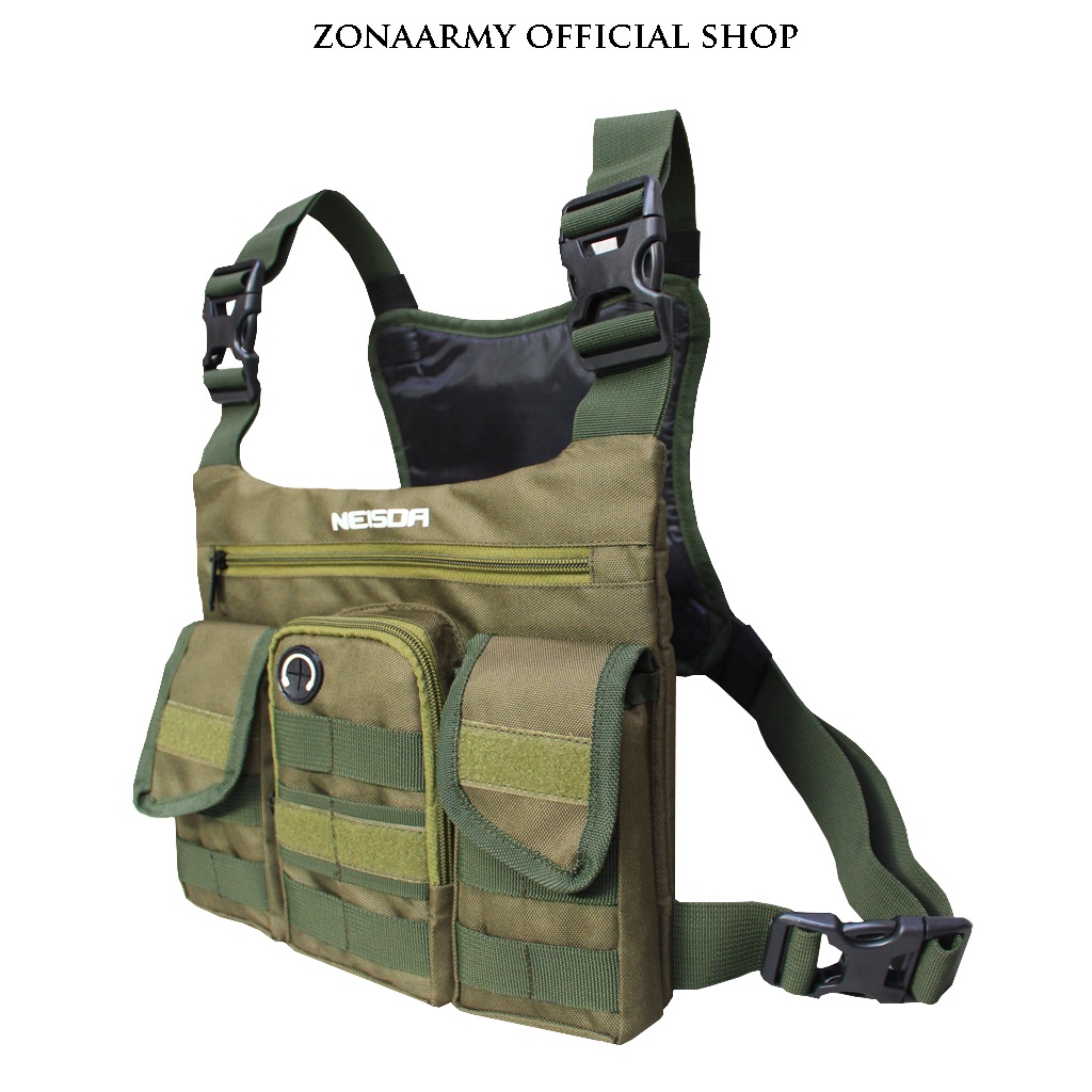 Neisda - Chestbag Tas Dada Series Emerland Green