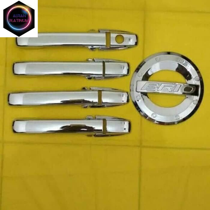 Cover Handle Dan Tutup Bensin Mobil Honda All New Brio 2018 2019 Chrom Variasi Mobil