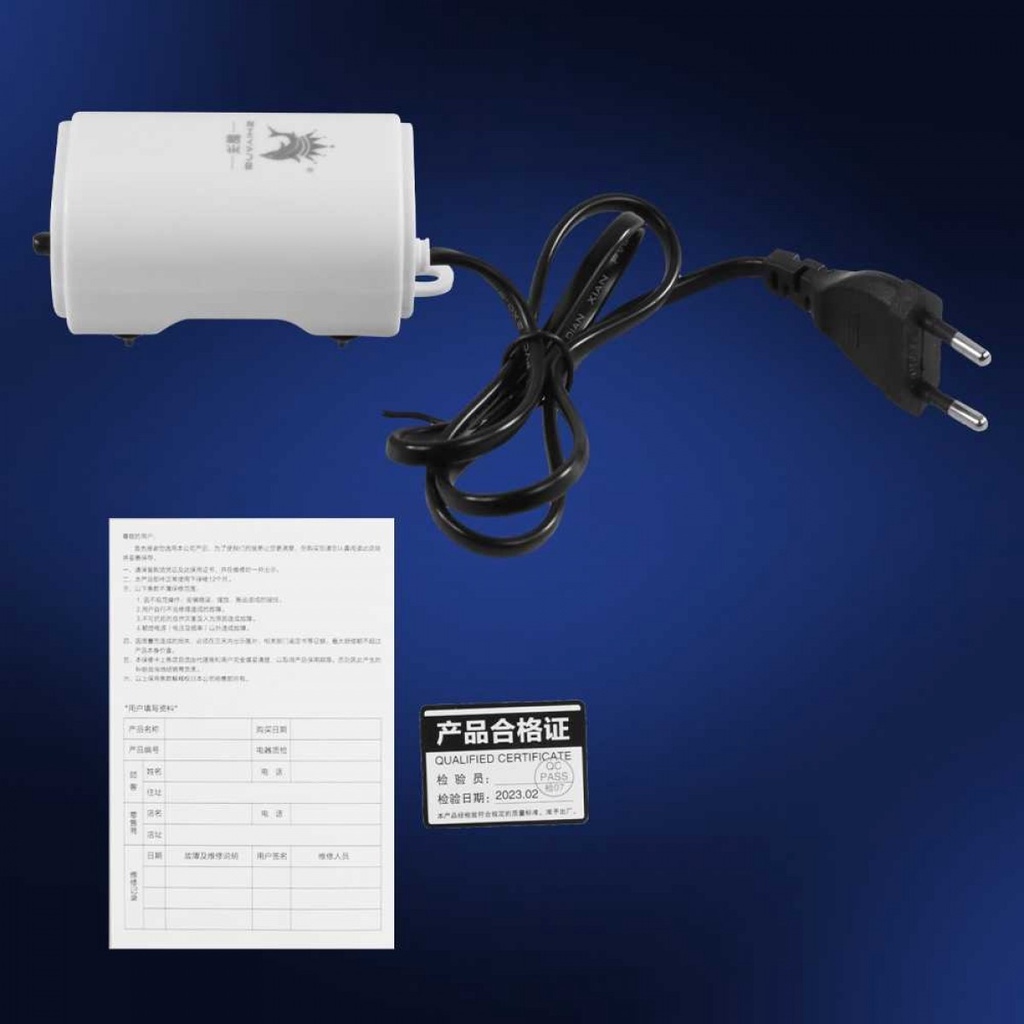 Aerator Pompa Udara Aquarium 3W Oxygen Pump Single Hole Silent Machine