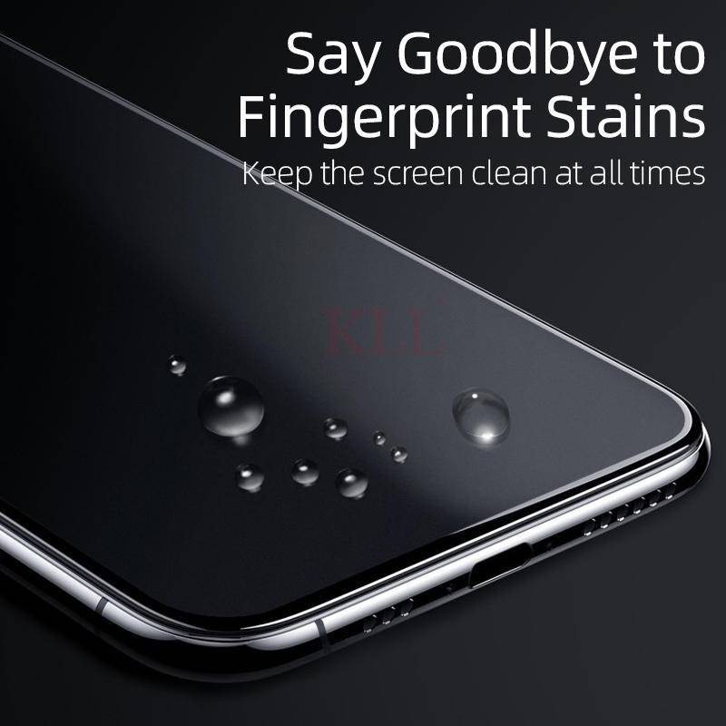 2pcs Pelindung Layar Anti Fingerprint Matte Untuk Iphone14 13 12 11 Pro MAX Plus Film Hydrogel Mini Untuk iPhone X XS MAX XR 6 6S 7 8 Plus SE 2022 2020 14Plus 13Mini 12Mini Ada Kaca