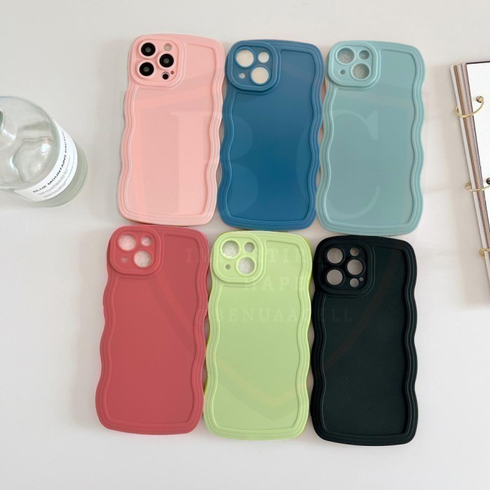 CASE GELOMBANG WARNA REALME 6 PRO REALME 5 5i 5s 5 PRO REALME 3 3 PRO REALME 2 PRO