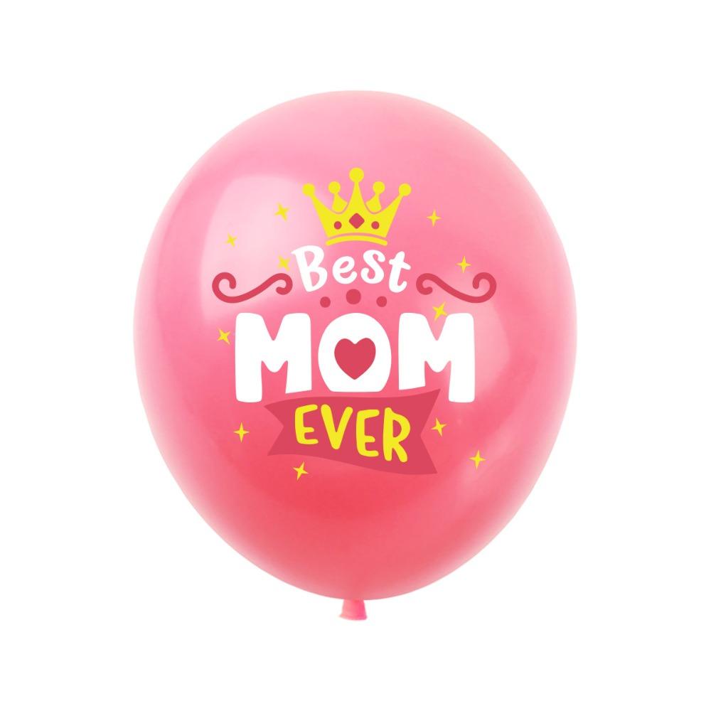 Nanas 20pcs Perlengkapan Pesta Hari Ibu Romantis Cinta Kamu Ibu Dicetak Ibu Terbaik I Love You Mothers Day Balloon