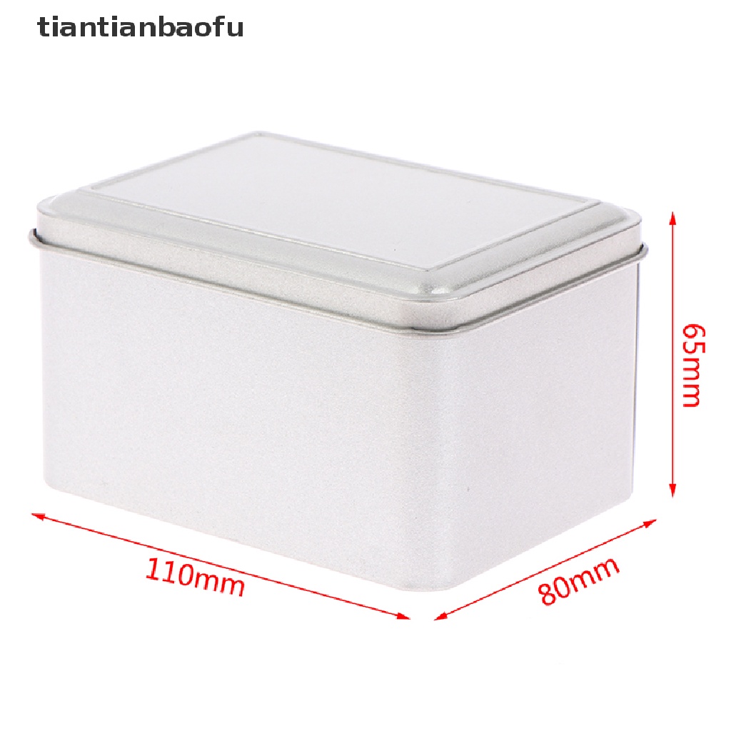 [tiantianbaofu] 110x80x65mm Tinplate Tarot Card Storage Box Koleksi Kartu Game Ramalan Butik