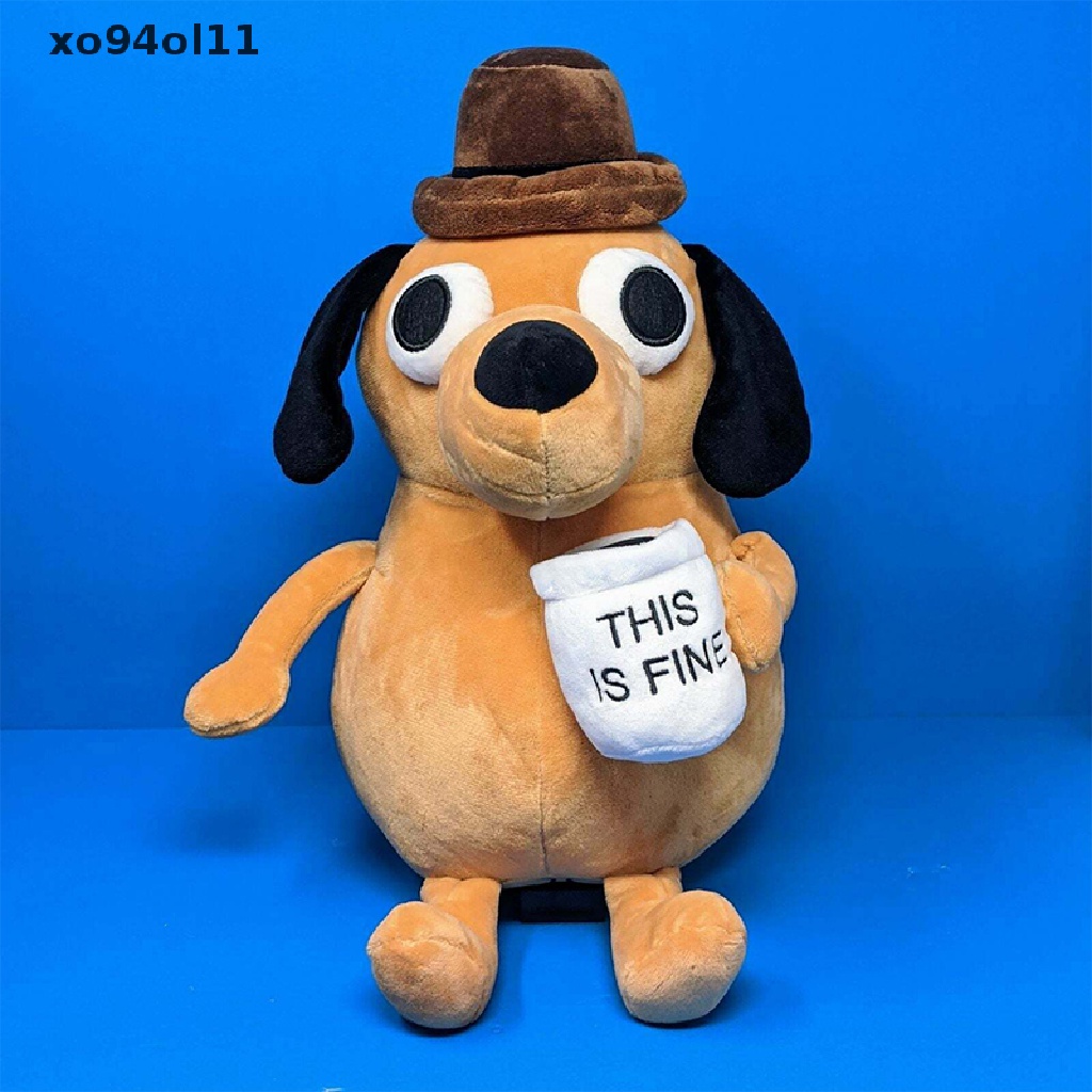 Xo 25 cm Ini Halus Meme Anjing Gelas Kopi Mewah Boneka Mainan Mewah Kopi Anjing Halus Mainan Mewah Ornamen Hadiah OL