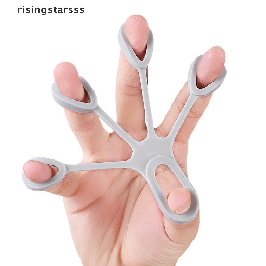 Rsid Span-new Silicone Hand Expander Finger Hand Grip Finger Training Tandu Trainer Kekuatan Resistance Band Latihan Pergelangan Tangan Fitness Jelly