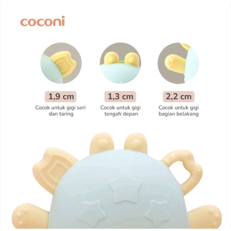 COCONI BRACALET CRAB TEETHER/MAINAN GIGITAN GELANG BAYI KEPITING