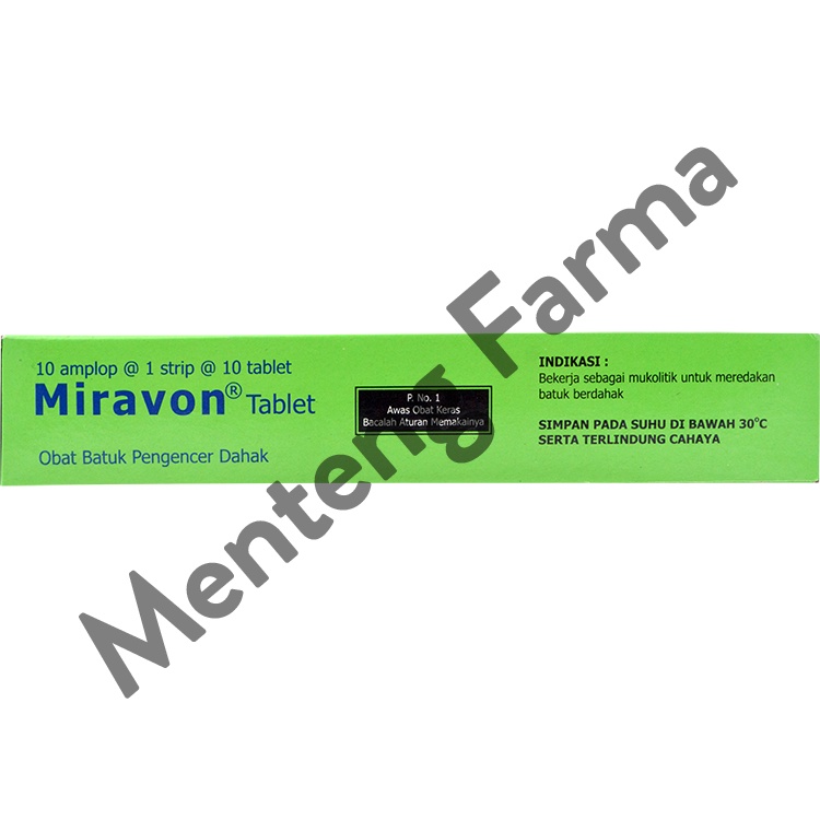 Miravon 10 Tablet - Untuk Batuk Berdahak