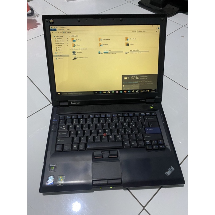 Laptop lenovo thinkpad sl400 c2d ram 3gb hdd 250gb