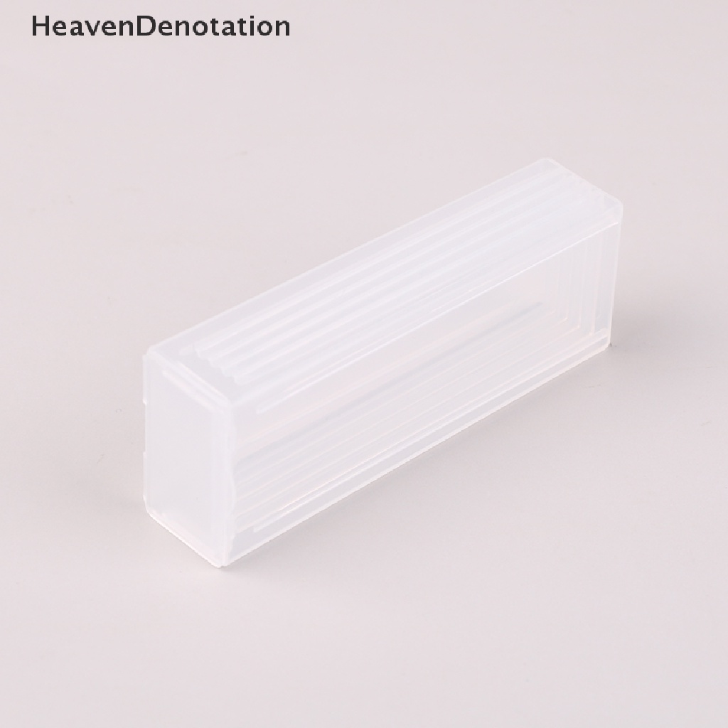 [HeavenDenotation] Kotak Penyimpanan Holder Slide Mikroskop Plastik Microslide PP Tahan 5kotak Dispenser HDV