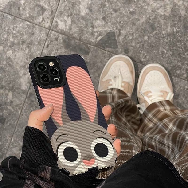 Leather Zootopia Cakep Banget Judy Hopps Soft Case iP iPhone 6S 78 Plus SE 2020 X XR XS Max11 12 13 14 Pro Max 14 Plus 12 13 Mini Untuk Wanita Cewek Fashion Pretty Phone Casing 12 Pro Max Missconnie