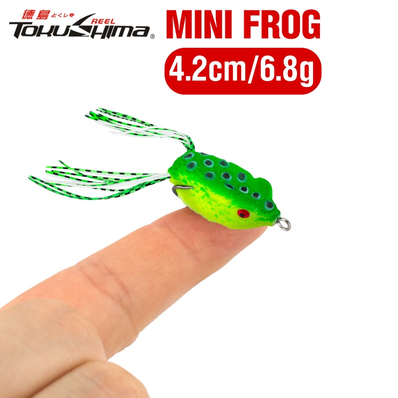 1pcs 4.2cm/6.8g Topwater Katak Mini 9warna Soft Ray Frogs Floating Snakehead Baits Casting Lure Swimbait Untuk Trout Toman Pike