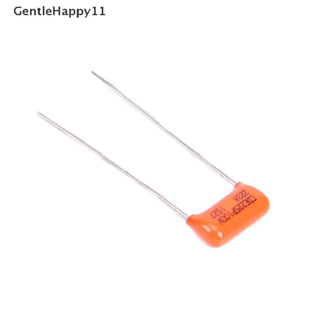 Gentlehappy 1pc Kapasitor CDE225P 0.027UF 200V Untuk Gitar Elektrik Bass Cap id