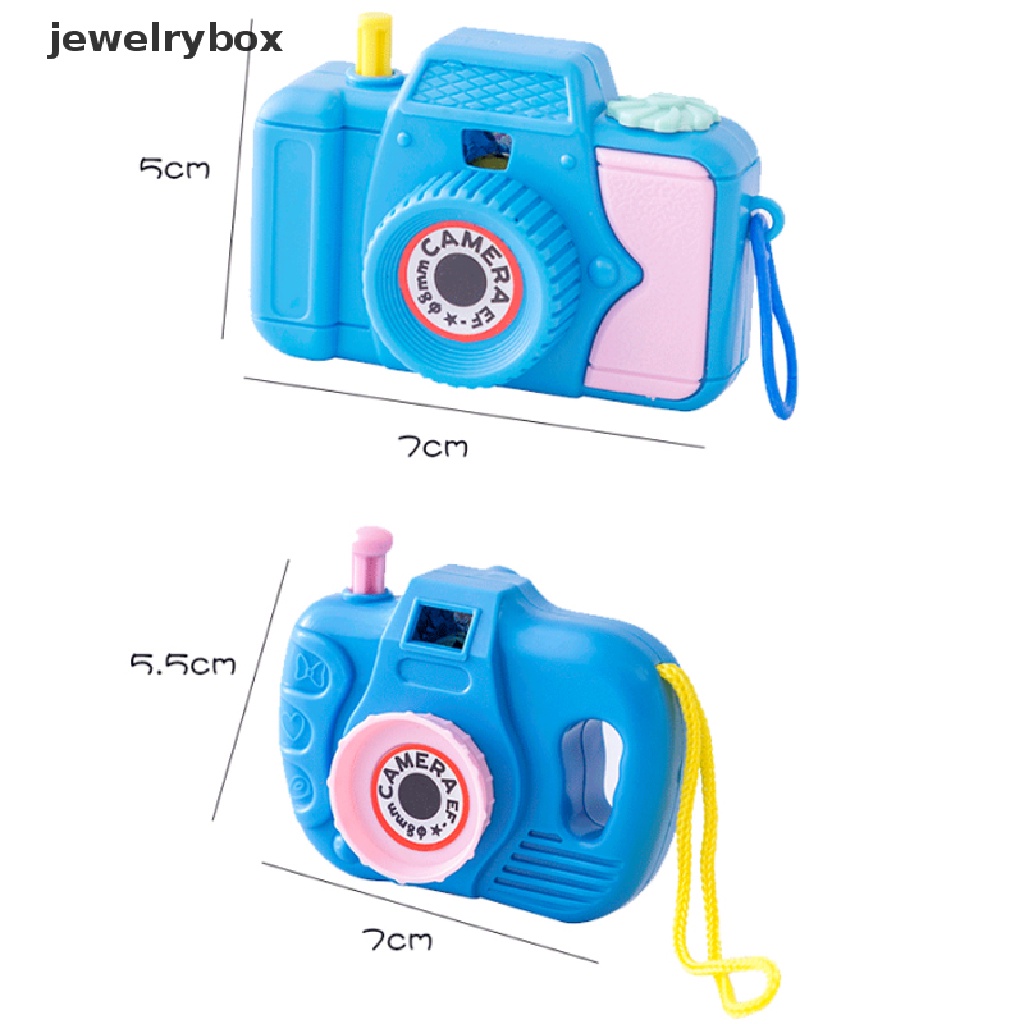 [jewelrybox] 1pc Kamera Proyeksi Mainan Edukasi Kamera Kartun Anak Fotografi Mainan Bayi Butik