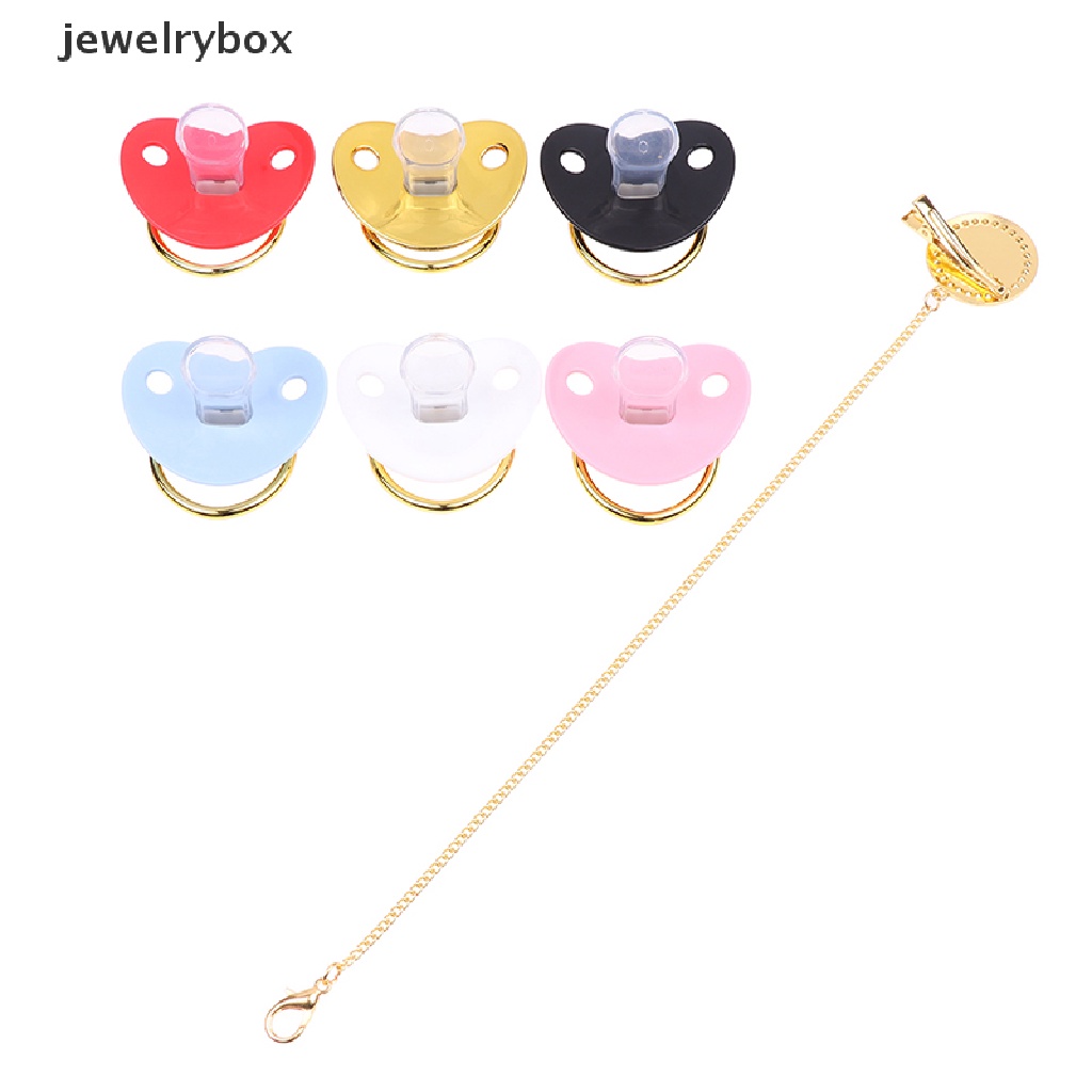 [jewelrybox] Newborn Baby Bling Dot Berlian Imitasi Dot BPA Free Silikon Bayi Nipple Butik