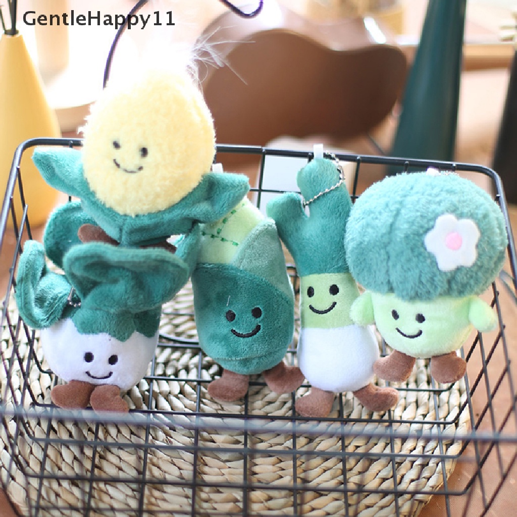 Gentlehappy Sayur Mainan Mewah Kartun Kubis Jagung Brokoli Liontin Boneka Lembut Gantungan Kunci Ransel Tas Mobil Dekorasi Anak Hadiah id