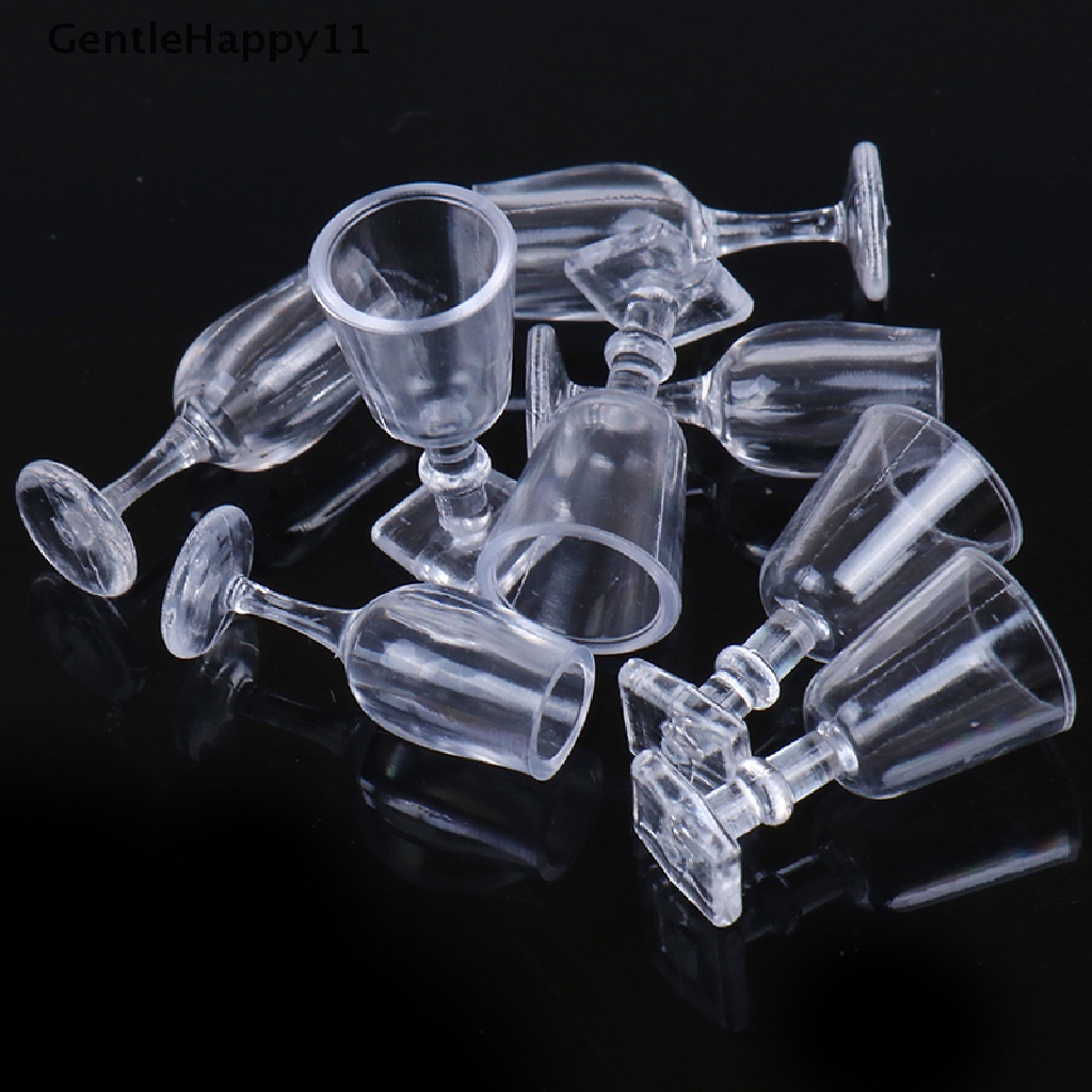 Gentlehappy1:12 Skala 4pcs/lot Cangkir Peralatan Makan set Rumah Boneka Miniatur Mainan id