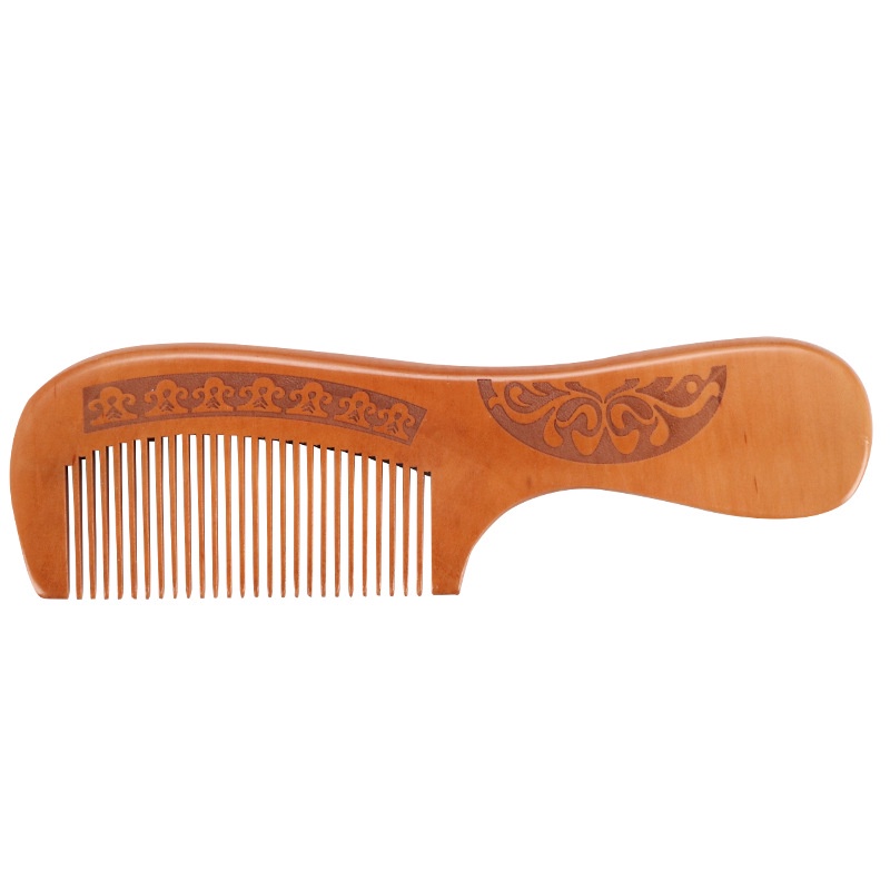 Peach Wood Comb Sisir Kayu Premium Sisir Kado Kecil