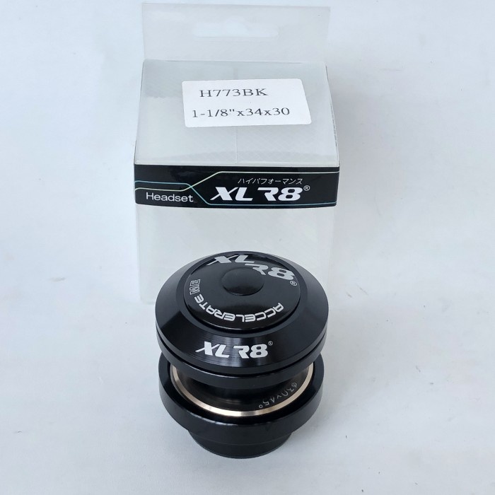 HEADSET OVERSIZE 1 1/8 BEARING XLR8 34 30 H773BK SELI MTB TAIWAN NEW