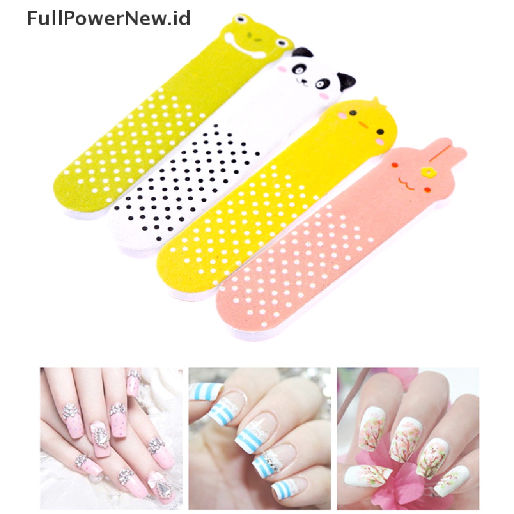 Power 10pcs Kikir Kuku Amplas Grit Buffer File Nails Filer Art Pedicure Manicure Tool ID