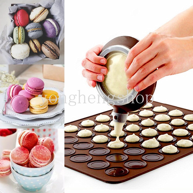 Silikon Muffin Macaron Pot Dengan 5nozel Coklat Selai Extruder Perlengkapan Dekorasi Kue Dapur DIY Dessert Pastry Baking Tool